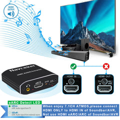 HDMI ARC Audio Extractor for ARC TV and Soundbar